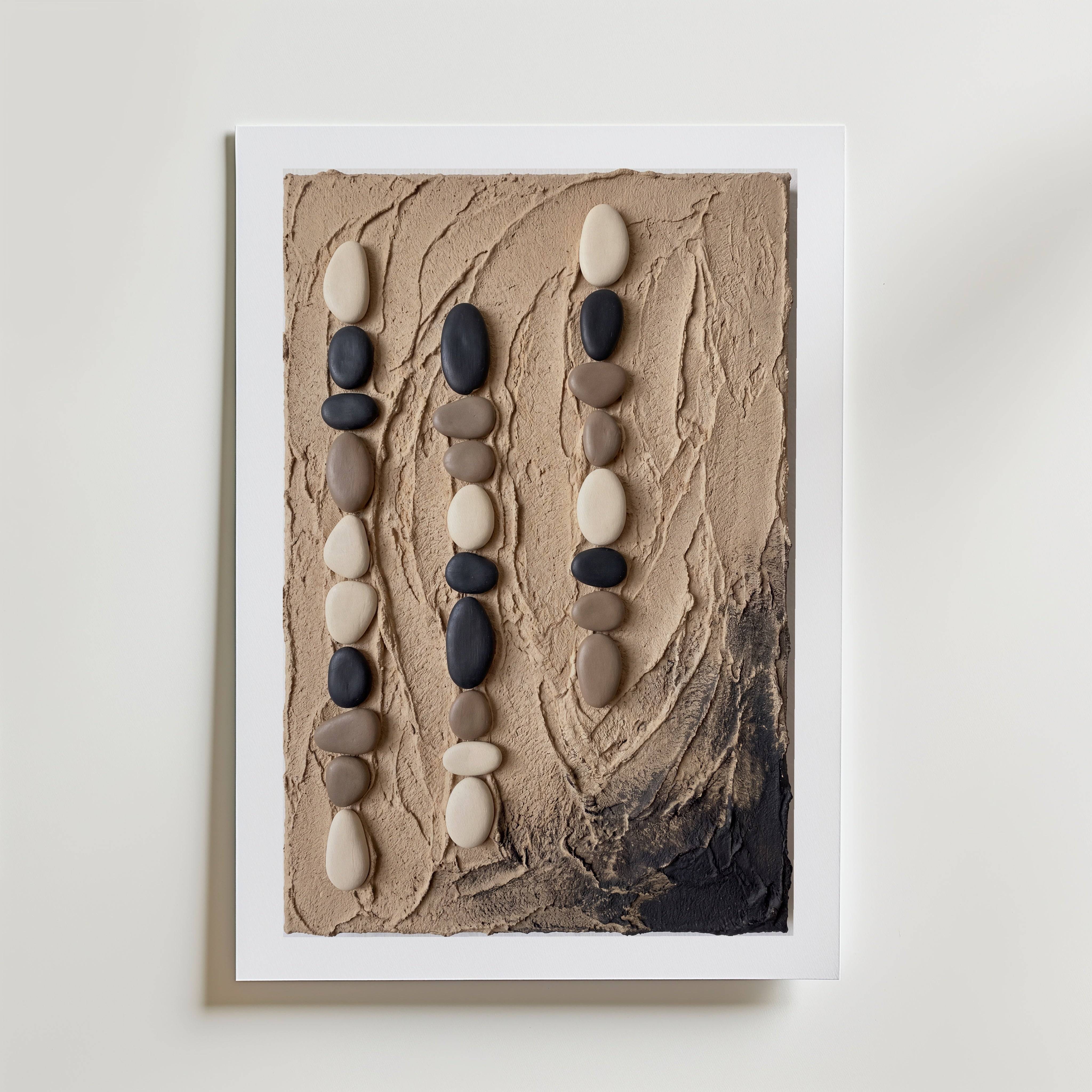Un-Ami Strand - Premium Canvas 30x40 cm Med passepartout