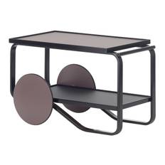 Artek - Serveringsvagn 901  Black/Moor/Charcoal - Serveringsvogne - Alvar Aalto - Sort - Træ