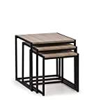 Julian Bowen Tribeca Nest Of 3 Bord - Sonoma Oak