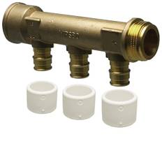 Uponor, Q&E DR, Fördelningsrör, utvändig-invändig gänga, c/c 50, 2x18xG20