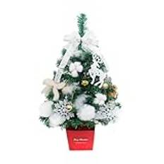 JAWSEU Grön minijulgran, konstgjord julgran, 60 cm, liten julgran, PVC-julgran, liten julgran, modellträd, konstträd, juldekoration, adventsbordsdekoration, juldekoration