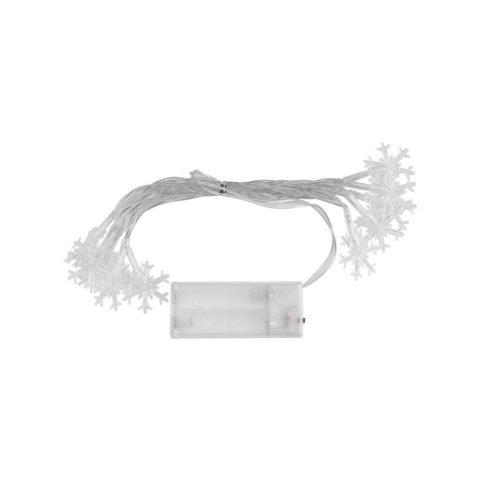 LED Snowflake String Light Outdoor for Christmas Garden Decor for Holiday Lighting Decor Wedding Decor Light 1.5M 10Lamp