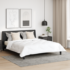 Duntäcke Övrigt med kudde 3 pcs Vit 240 x 260 cm Mikrofiber