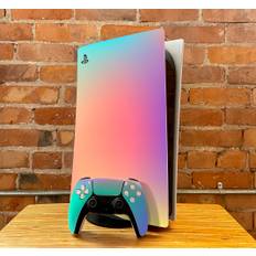 Rainbow gradient playstation 5 dekal