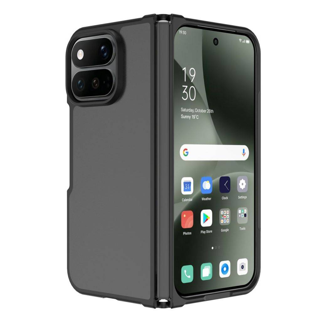 Google Pixel 11 Pro Fold Skal med akrylbaksida - Svart
