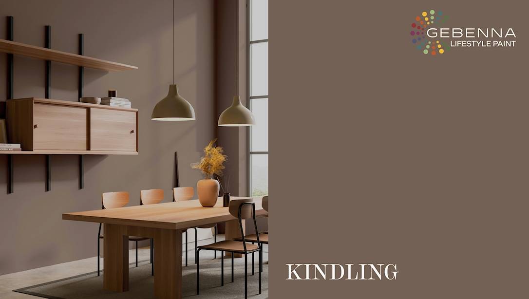 Gebenna Väggfärg: Kindling Färgprov