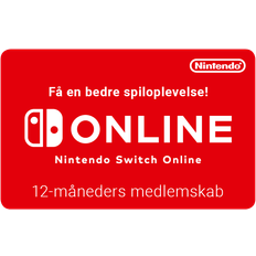 Nintendo Switch Online 12 måneder