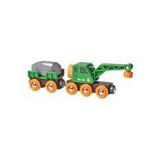 BRIO Brio 33698 Togvogn Med Kran Multi/patterned