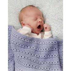 Sleepyhead by DROPS Design - Baby Filt Virkm�nster 66-80 cm - 66-80 cm