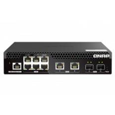 QNAP QSW-M2106R-2S2T - Layer 2 Switch - managed - 2 x 10 Gigabit SFP+ + 2x 10 Gigabit RJ45 + 6 x 2.5