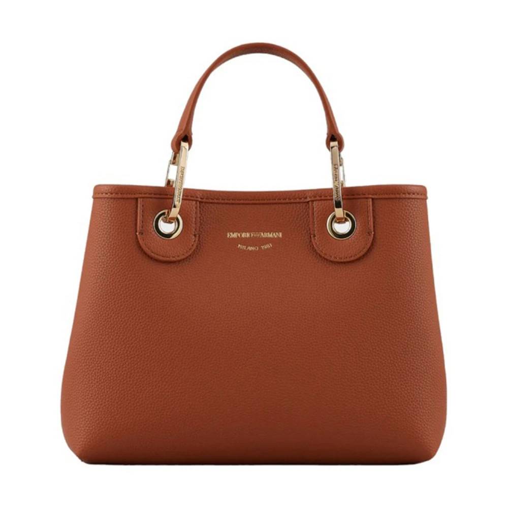 Emporio Armani Stilfuld Dame Shopping Taske - Tasker - Dame - Brun - ONE SIZE - Uld