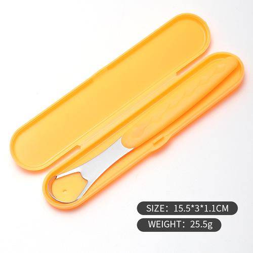 Stainless Steel Tongue Scraper Cleaner Portable Oral Care Tool For Bad Breath And Odor Removal
