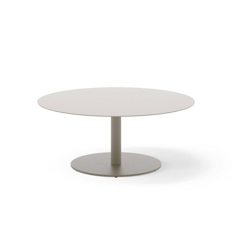 NEW WORKS - May Udendørs Loungebord Ø90, Light Grey.