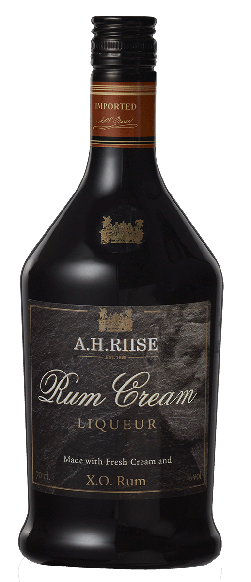 A. H. Riise Rum Cream Liqueur.