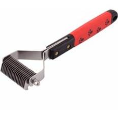 Sällskapsdjur hund borste kam dematering grooming avskärning trimmer verktyg husdjur katt hår päls borttagning borstar metall rake 10/13/18 blad - 18 skär