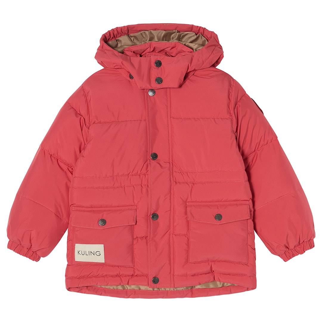 Kuling Cleveland Pufferjacka Apple Red Apple Red-92 cm Röd 92 cm Pojkar, Flickor