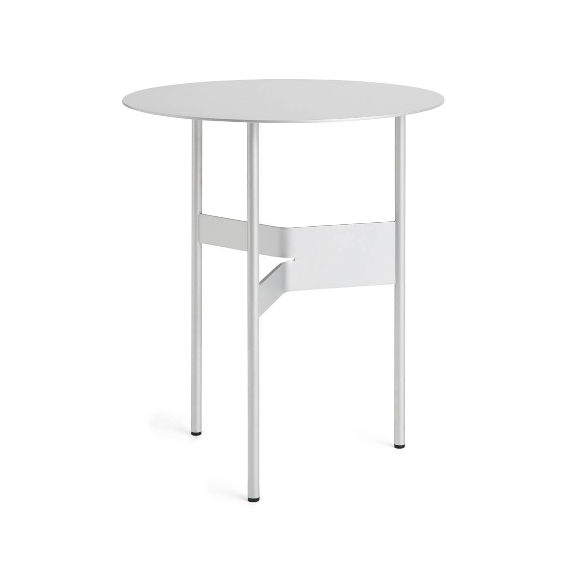 Sidobord Shim, Färg Silver Grey