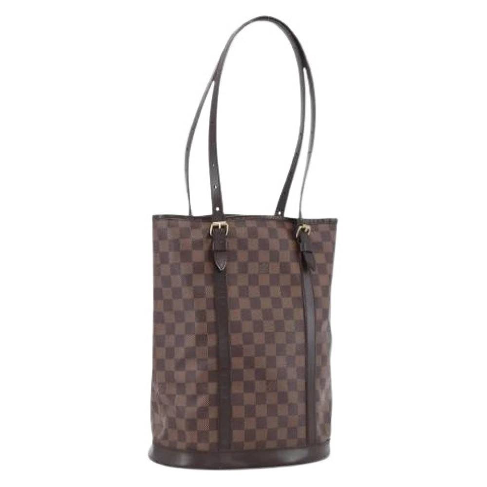 Louis Vuitton Vintage Pre-owned Bucket Bag - Vintage - Dame - Brun - ONE SIZE - Uld