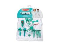 (ComputerSalg) Melissa & Doug MPP RLP Doctor Rl Ply Costume Set GML, Smart kostume, Barn, Unisex, Uniform, Læge, Grøn, Hvid