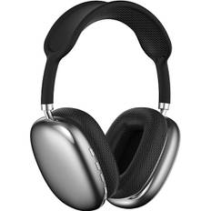 HERTZ H9 PRO MAX Kompatibel med AIRPODS MAX Hovedbånd med Skum Beskytter Størrelsesjusterbar Over-Øre Bluetooth Høretelefoner svart