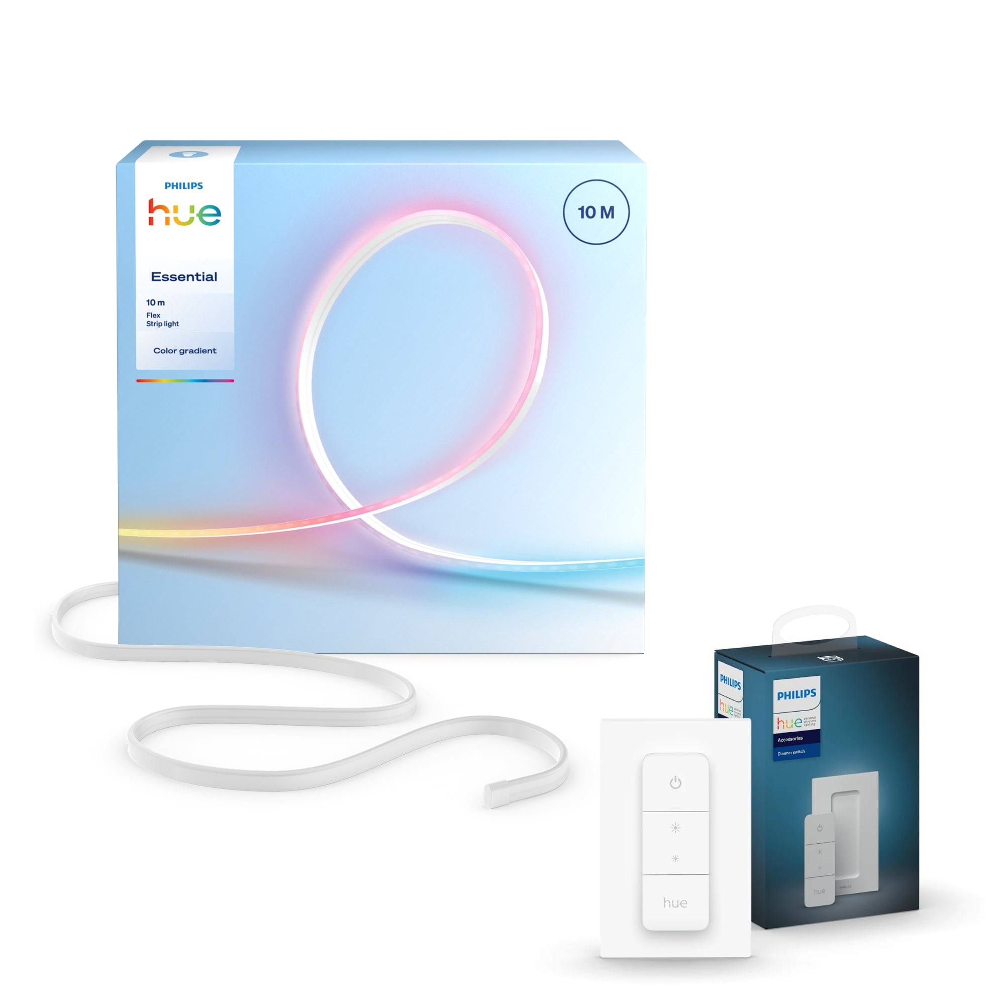 Philips Hue – Essential Flex LED Strip 10m & Dimmer - Bundle