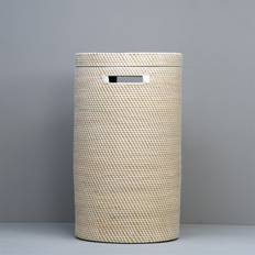 Opbevaringskurv i bambus - BALI - HVID PLAST, Small