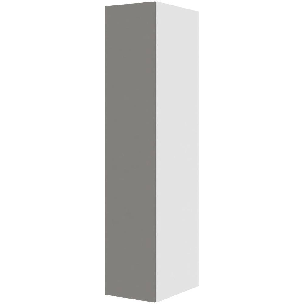 Multi-Living Køkken udtræksskab i Cibo Grigio 128 H: 195,2 cm D: 60,0 cm - 3 skuffer & 2 bakker fuldudtræk/softluk - Bredde: 40 cm.