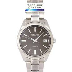 Seiko Unisex SUR375P1 (Quartz Titanium Bracelet 100M Gray Men's) Watch