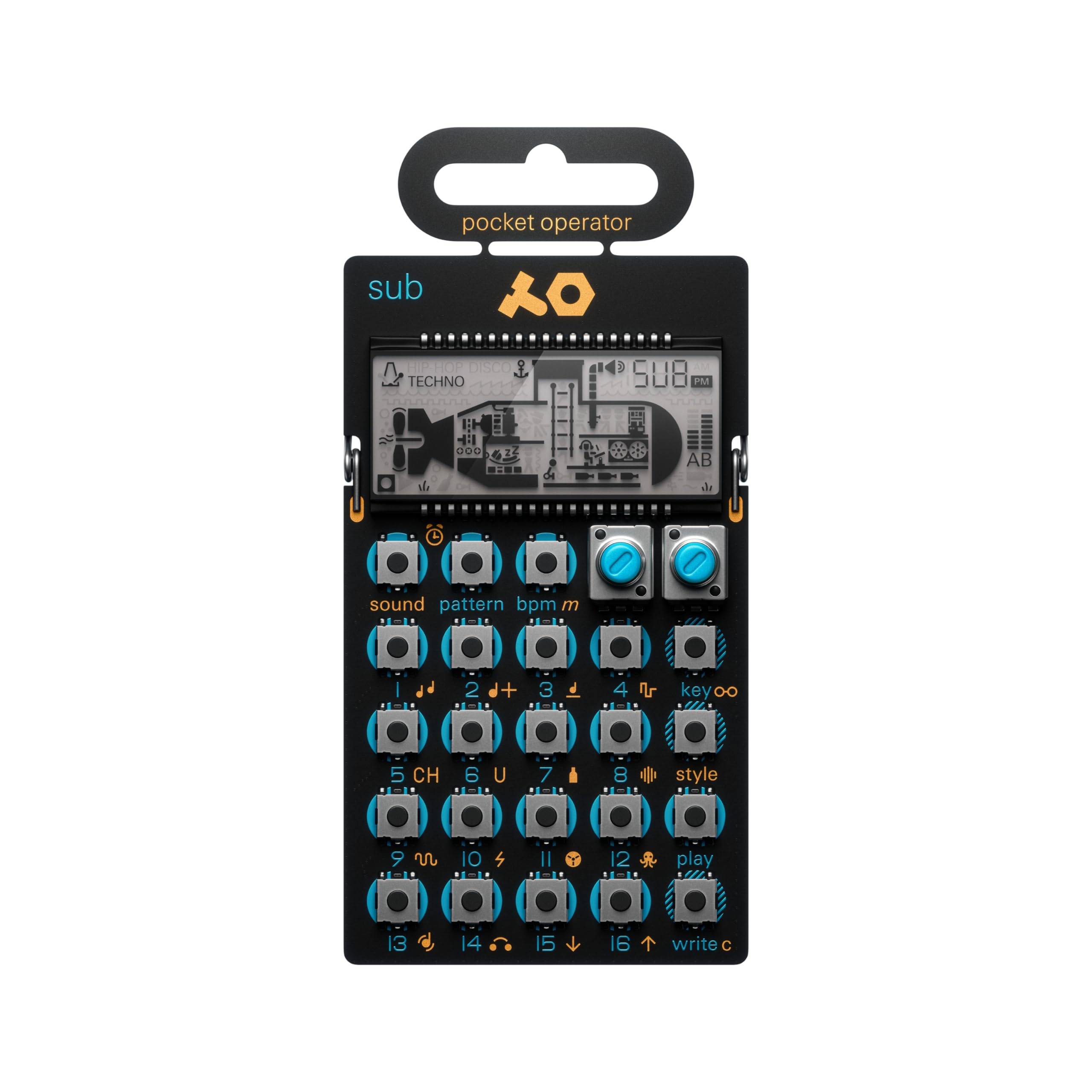 Teenage Engineering Sub Pocket Operator Bas Synthesizer [Officiellt Importerad] PO-14 (TE010AS014) svart