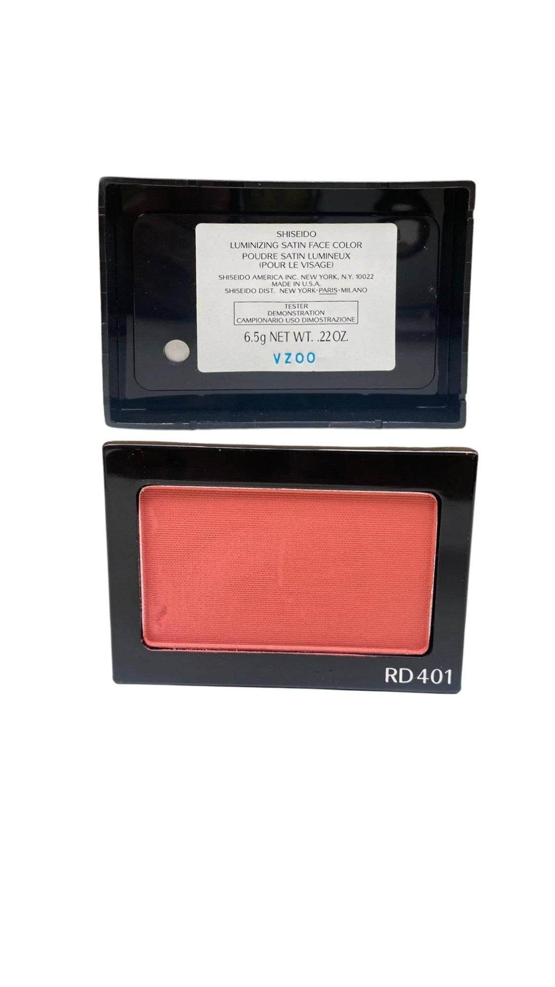 Shiseido Luminizing Satin Face Color RD401 Orchid 6.5 g testprodukt