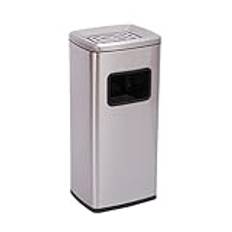 Trash Can Waste Container Floor Standing Garbage Bin Commercial Outdoor Garbage Bin Standing Ash Tray for Home Patio Garden