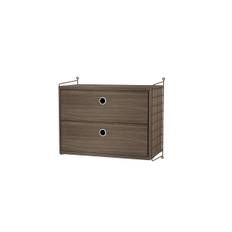 String Bedroom A - Walnut - Vanger | Brun