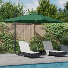 Grön Cantilever-parasol Grön Polyester, Metall Stor