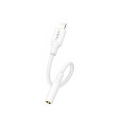 Earldom ET-OT78 iPhone Lightning Earphone adapter. Lightning til minijack. Hvid.