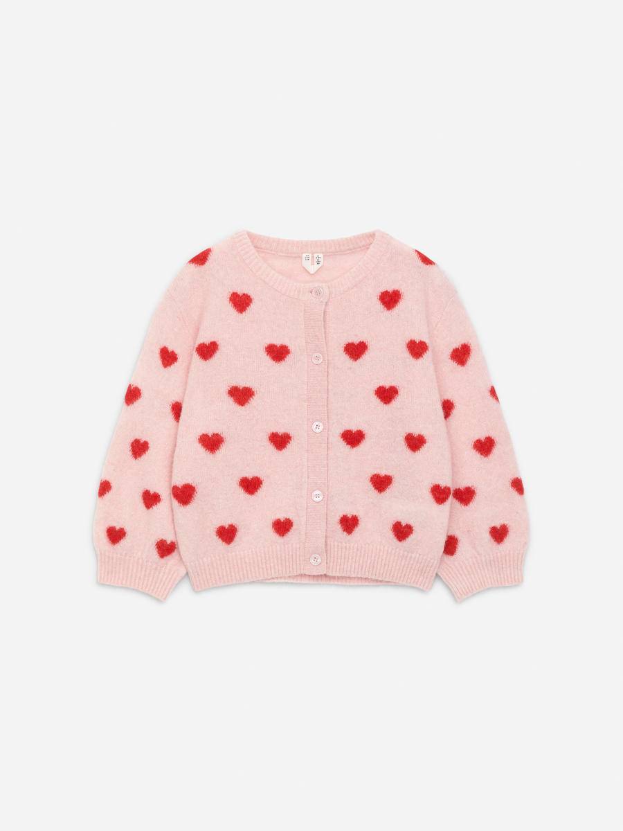 ARKET Wool-Alpaca Blend Cardigan -Pink, 110/116