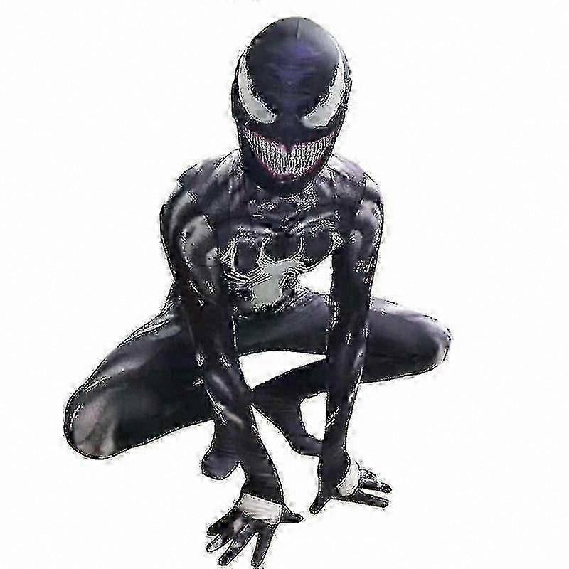 Superhjältekostym för barn - Venom Spider Man-inspirerad cosplay-dräkt 190cm