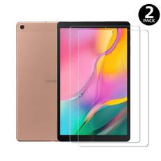 [2 pack] tempered glass samsung galaxy tab a 10.1 (2019) sm-t510, tempered glass protection film [ultra-resistant 9h hardness]