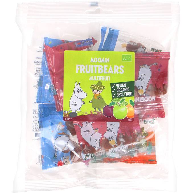 Moomin 2 x Fruktbjörnar Multifruit Mumin