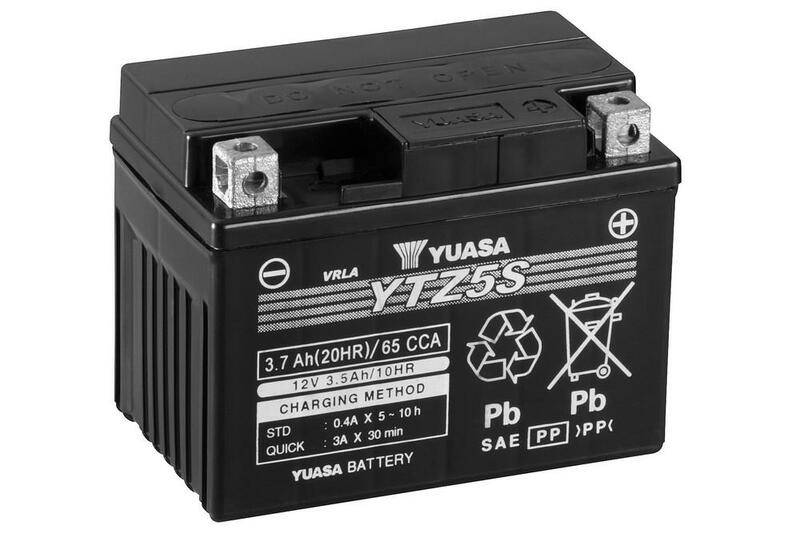 YUASA YUASA Batteri YUASA W/C Underhållsfri fabrik aktiverad - YTZ5S Underhållsfritt AGM högpresterande batteri