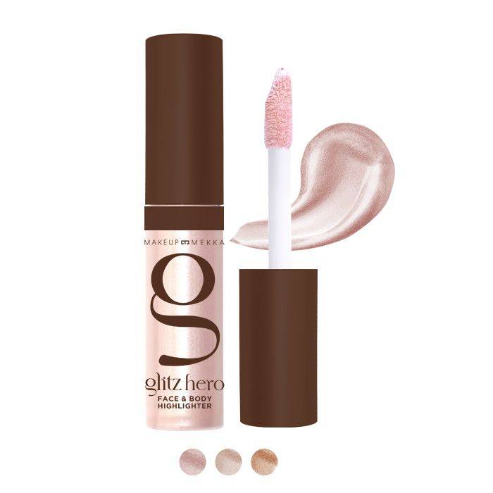 Glitz Hero Face & Body Highlighter, Dewy Hero