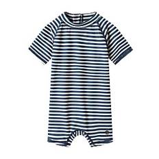 WHEAT Swimsuit S/S Cas |Blå |62