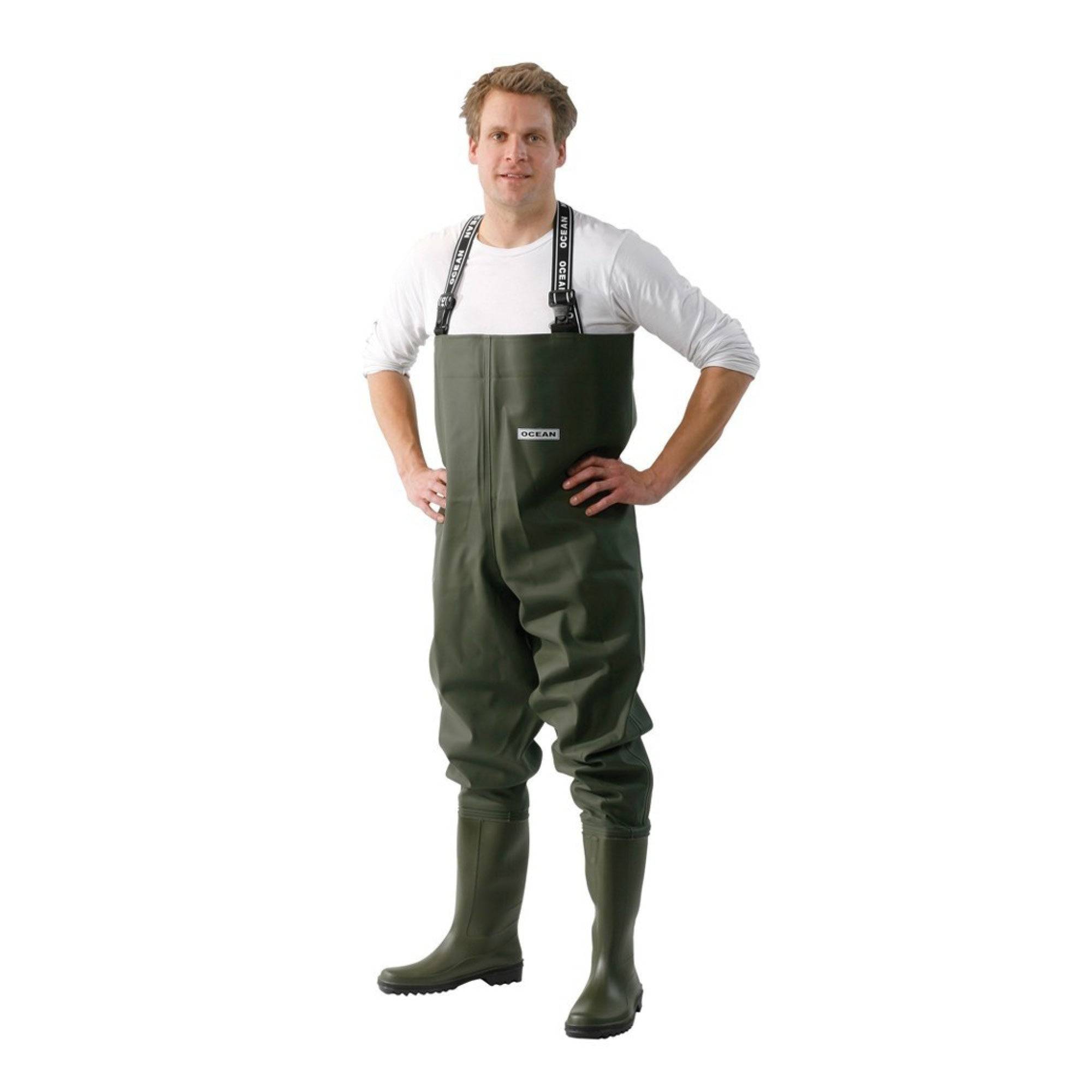 OCEAN - Original Waders Mørk Oliven 46 Ribejagtogfikseri.dk