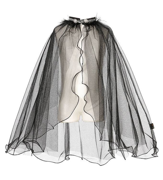Souza Maskeradkläder - Kappa - Julietta - Svart - Souza - 8-10 år (128-140) - Maskeradkläder