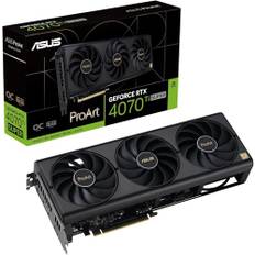 ASUS ProArt GeForce RTX 4070 Ti SUPER OC Edition 16 GB GDDR6X spelgrafikkort (NVIDIA GeForce RTX4070Ti DLSS 3, PCIe 4.0, 1x HDMI 2.1a, 3X DisplayPort 1.4a, PROART-RTX4070TIS-O16G)