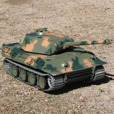 Radiostyrd stridsvagn - 1:16 - PanterTank METALL Upg. - 2,4Ghz - RTR