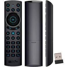 RUPA Kabellose Bluetooth Fernbedienung für Android TV Box, 2025 Neueste 2.4G USB IR 5.0 Stimme Beleuchtet Fernbedienung Ersatz (G20S Pro Plus)
