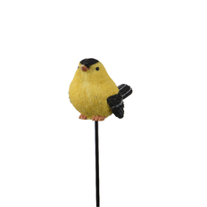 Figur På Pind - Dekofugl gul