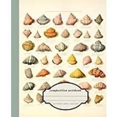 Composition Notebook 120 Pages 7.5 X 9.25'': Vintage Aesthetic Botanical Print Seashells Nature Vintage Style for College Work Study