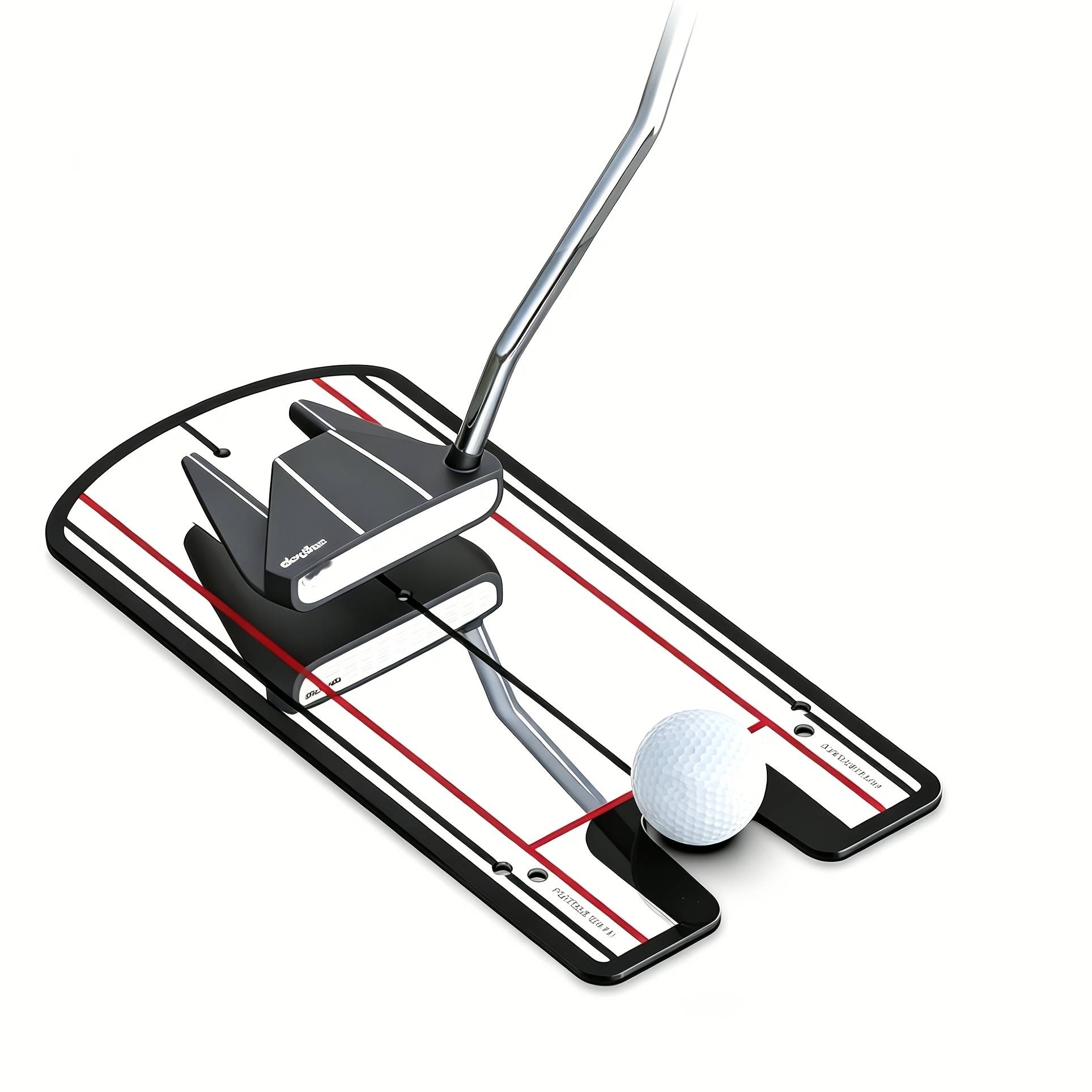 Golf Putting Mirror - 3mm Ultra-thin Alignment Putting Training Aids For Correcting Eye & Shoulder Position & Accuracy, Anti-scratch Acrylic Surface For Indoor, Outdoor, Home & Green Practice