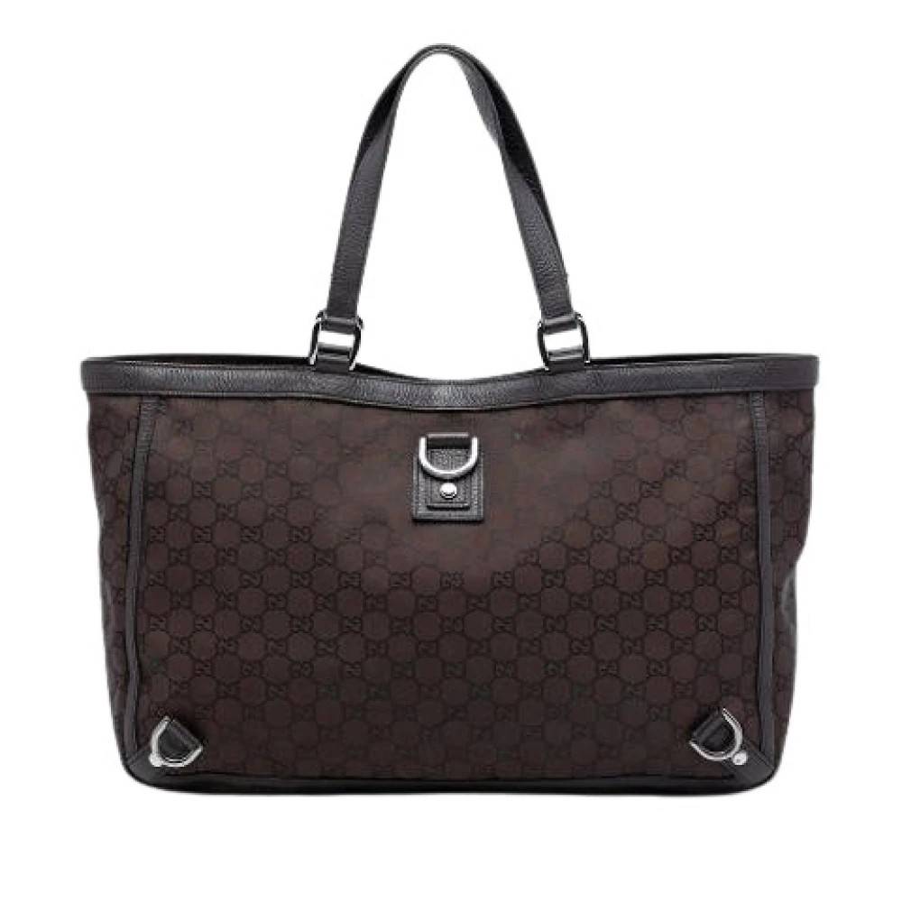 Gucci Vintage - Pre-owned The Abbey D Ring tote bag Vintage - Dam - ONE Size - Läder